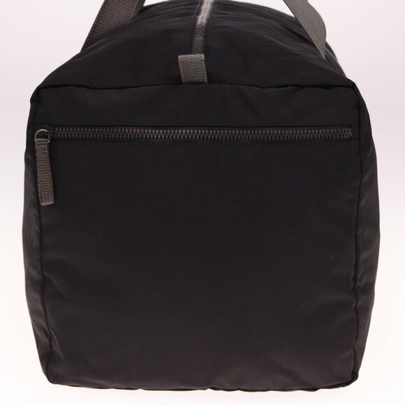 PRADA Boston Bag Nylon Black Gray Auth 76178 - Picture 5 of 16
